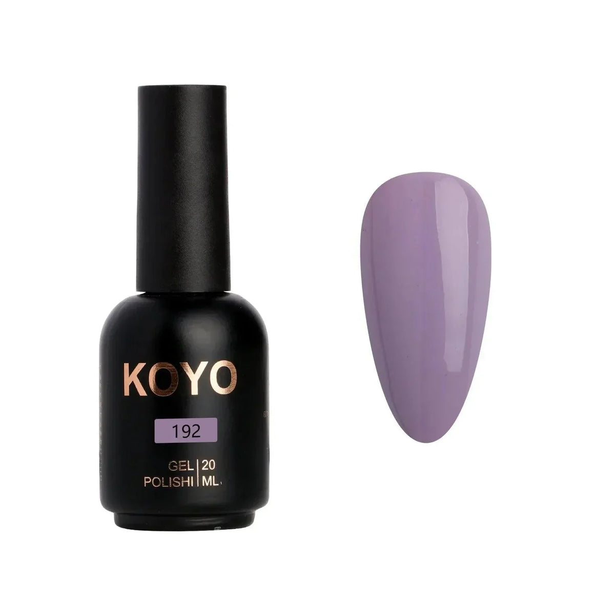 לק ג׳ל מקצועי גוון 192, 20 מ״ל | KOYO