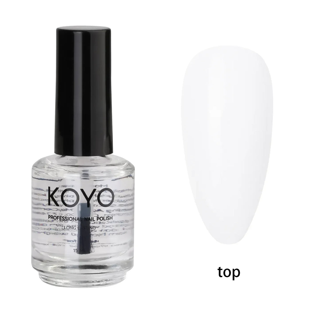 טופ ללק רגיל, 15 מ״ל | KOYO