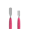 Staleks דוחף קוטיקולה Gummy ידית סיליקון Uniq 10 סוג 1 דוחף עגול רחב + צר