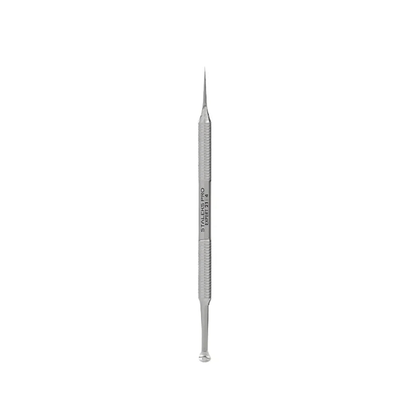 Staleks Cosmetology double-ended tool EXPERT 21 TYPE 4 (Uno spoon with larger hole size and Vidal needle straight), יופילי