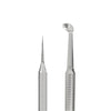 Staleks Cosmetology double-ended tool EXPERT 21 TYPE 4 (Uno spoon with larger hole size and Vidal needle straight), יופילי
