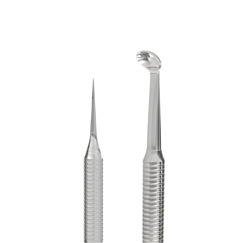 Staleks Cosmetology double-ended tool EXPERT 21 TYPE 4 (Uno spoon with larger hole size and Vidal needle straight), יופילי